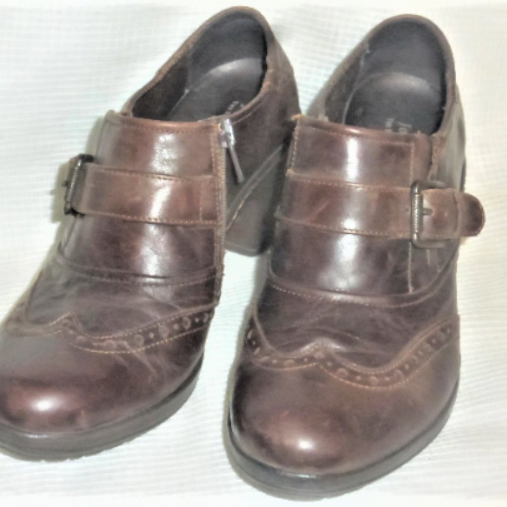 WMSHO1 - Josef Seibel WOMAN'S LEATHER BOOTS SZ 7 Ankle Boots European Hungary